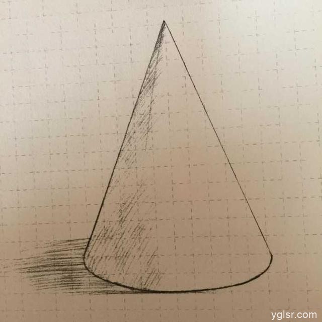 素描圆锥体步骤画法和结构技巧