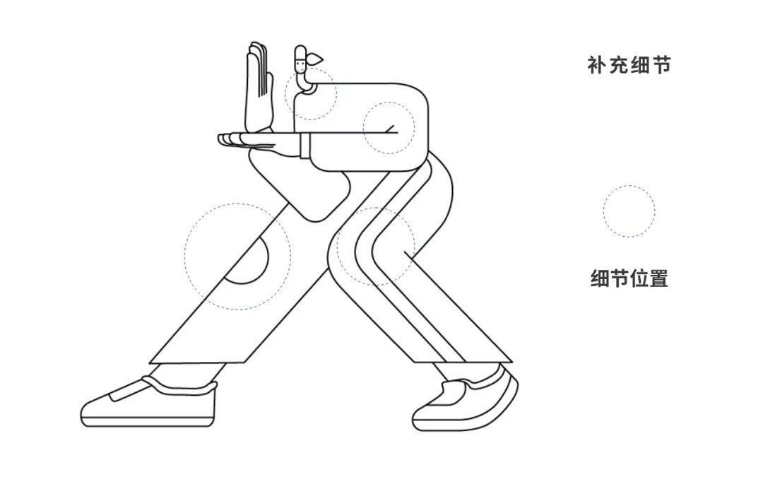 用AI绘制夸张扁平化插画人物