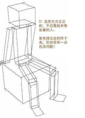 人物坐姿怎么画，简单的坐姿绘画教程