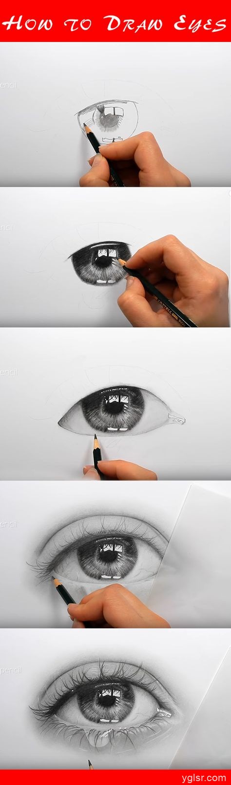 素描如何怎么画一个写实真实的眼睛