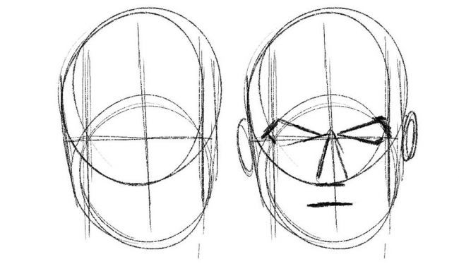 如何画头综合教程：实用人体头部五官脸部绘画教程