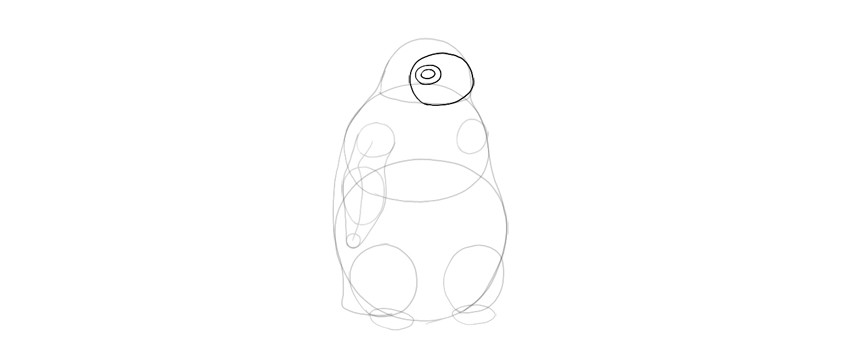 一步步教你画一只真实的小企鹅宝宝