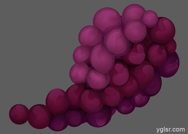 用ai鼠绘一串葡萄矢量图