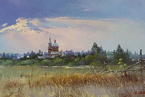 画面充满了阳光感,俄罗斯风景画家Dmitry Levin