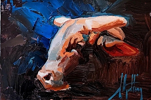 羚羊与耗牛,美国女画家阿比盖尔·古廷作品(下)