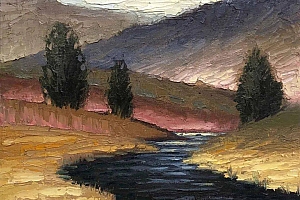 温暖祥和的风景,美国画家Jeff Cochran