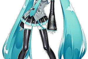 这位画师怎么做到的,笔下的初音既可爱又邪魅,风格切换太顺滑了