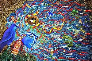 强烈的视觉冲击力,色块丰富,色彩炫目!