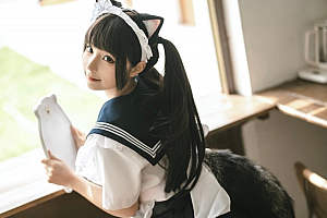 甜美Cosplay蠢沫沫,现实中的动漫公主