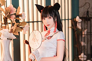 Coser面饼仙儿小姐姐,重樱重巡舰娘「爱宕」